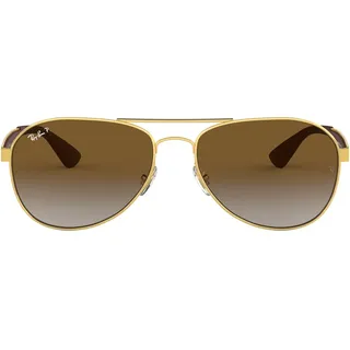 Ray-Ban Herren 0RB3549 001/T5 58 Sonnenbrille, Gold (Gold/Clear Gradient Green) - 58 (XL)