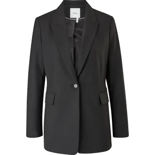 S.Oliver BLACK LABEL Longblazer, mit extravaganten 4-Knopf-Manschetten an den Ärmeln schwarz