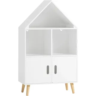 SoBuy Kinderregal KMB58 60 x 103 x 30 cm Kiefer weiß