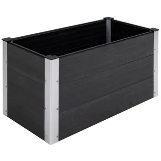 Outsunny Hochbeet 100 x 50 x 50 cm Grau