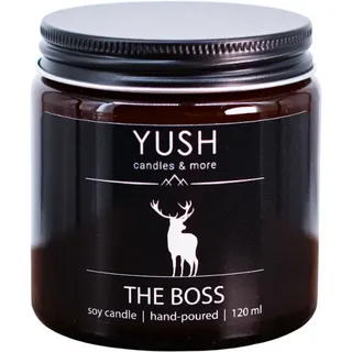 The Boss – Duftkerze Aus Sojawachs Mit Geranie, Zimt, Nelke Und Zitrusnoten – 120 Ml