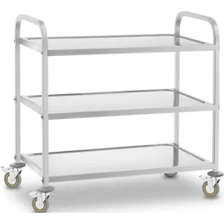 Royal Catering Servierwagen Edelstahl 3 Etagen 101 x 55 x 96,5 cm