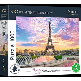 Puzzle Romantic Sunset: Eiffel Turm Paris Frankreich 1000 Teile