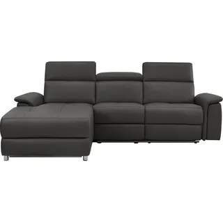 OTTO home Eckcouch Kunstleder 2-Sitzer Braun
