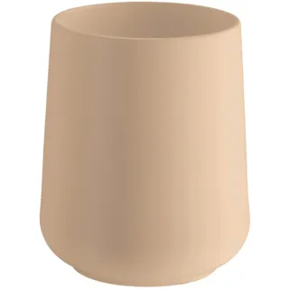 Smedbo Zahnputzbecher BE572 FREE, Sandfarben - Kunststoff - runde Form