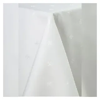 METRO Professional Tischdecke, Polyester, Jacquardstoff, Ø 180 cm, rund, weiß