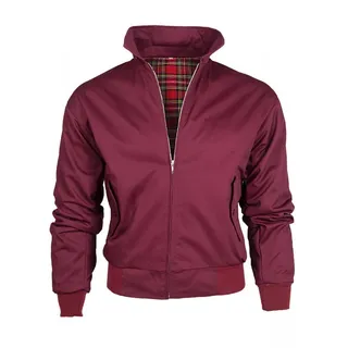 Vintage Harrington Von Wholesale Workwear - Erwachsene Harrington Jacke Britisch Mantel Klassisch 1970er Jahre Retro Scooter Kariertes Futter - 5XL Große Größen