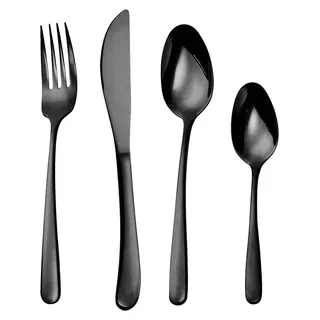 BUTLERS Besteck-Set QUEENS 20-tlg. - Schwarz