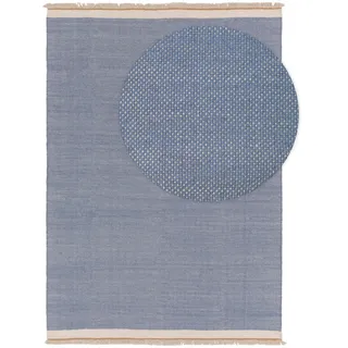 benuta Karla Wollteppich 200 x 300 cm Blau