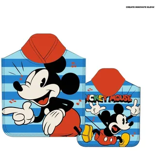 Poncho Toalla de Microfibra Kinder Mickey Mouse para Playa und Baño 55x110