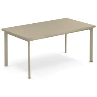 Emu - Star Tisch H 75 cm, 160 x 90 cm, taupe