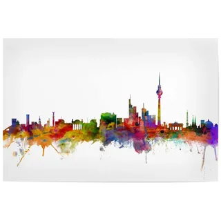 artboxONE Poster 30x20 cm Berlin Städte Berlin Germany Watercolor - Bild Berlin City Deutschland
