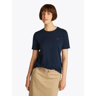 Tommy Hilfiger Contrast Flag Tee Blau XS