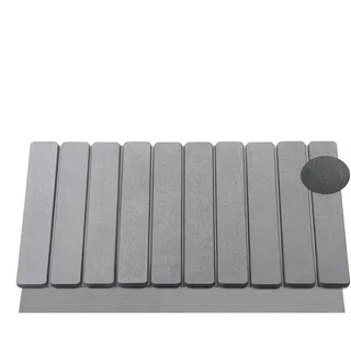 Kieselgur Badematte Stein Diatomite Stone Bath Mat, rutschfeste Badvorleger Duschvorleger Schnelltrocknend Absorbierende Badematte Steinteppich Für Küche, Bad, WC 30x40x2cm