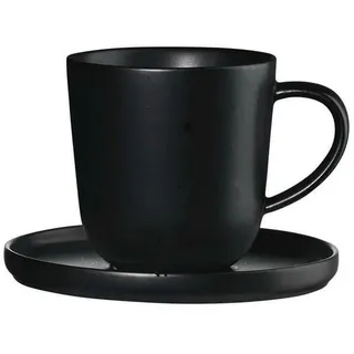 Asa Selection Espressotasse mit Untertasse 0,08 l Schwarz