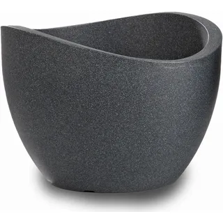 Scheurich Wave Globe 250 Ø 40 x 30 cm schwarz-granit