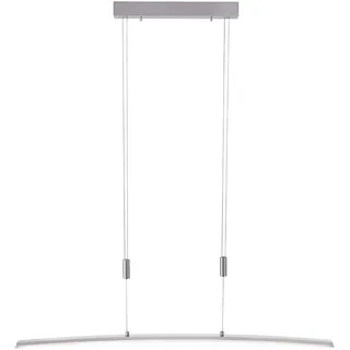 Hängelampe dimmbar LED Esstischlampe höhenverstellbar Zugpendelleuchte Wohnzimmerlampe, Sensordimmer, 18W 1300lm warmweiß-kaltweiß, LxH 100x 180 cm