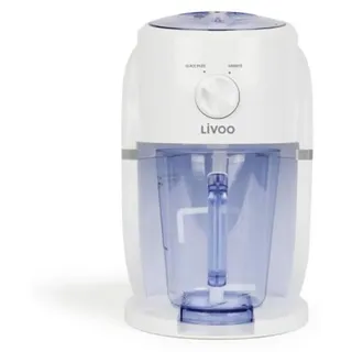 LIVOO 2in1 Slush und Crushed Ice DOM430-1,1 l, 2 Eisgrößen möglich, 250 g/min, 25 W, Weiß