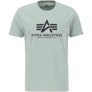 ALPHA INDUSTRIES Herren Basic T-Shirt Hemd, 680-dusty Green,