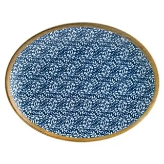 2x Bonna Lupin Moove 36cm Servierplatten Speiseteller Porzellan Geschirr oval
