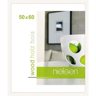 Nielsen Design Essential Holz-Bilderrahmen - weiß - Rahmen: 53,6 x 63,6 cm - für Bilder bis 50 x 60 cm