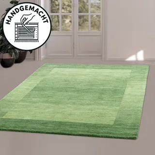 THEKO Gabbeh Super Bettumrandung 70 x 140 cm Grün
