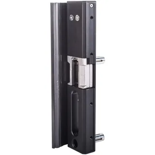 LOCINOX Modulec elektrischer Toranschlag, Torsurrer, Toröffner Emissa Stromlos geschlossen (RAL 9005 tiefschwarz)