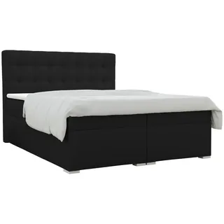 Deine Möbel 24 CLAUDIA 200 x 200 cm H4 Schwarz