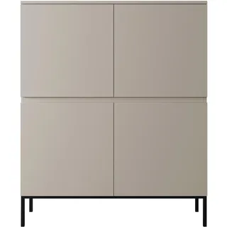 Selsey Kommode Schrank Aufbewahrungsschrank 100 cm - Beige