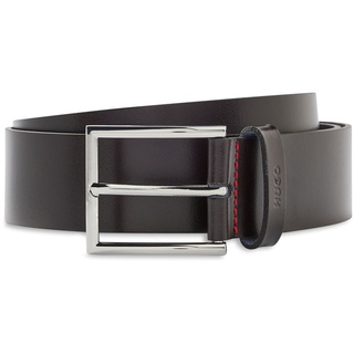 HUGO Giaspo Sz40 Leather Belt W95 Dark Brown