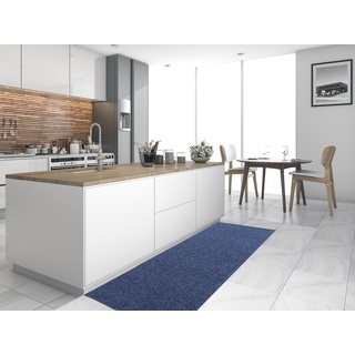 Küchenläufer PRIMAFLOR-IDEEN IN TEXTIL "PICOLLO" Teppiche Gr. B/L: 100 cm x 750 cm, 8 mm, 1 St., blau Küchenläufer Nadelfilz, robust und pflegeleicht, rutschhemmend, Küche