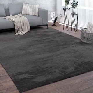 Paco Home Cadiz 630 Kurzflorteppich 200 x 280 cm anthrazit 