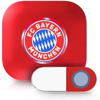 HEIDEMANN Funkgong-Set FC Bayern München, Stern des Südens, FCB, bis 89 dB, wetterfest, inkl. Batterien, Abmessung 135 x 80 x 95 mm, Gewicht 300 g