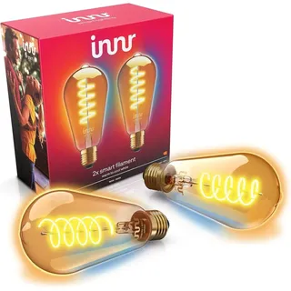 Innr Edison LED Glühbirne 620lm E27 9W warmweiß 2 St.