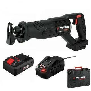 PARKSIDE PERFORMANCE® Akku-Säbelsäge Akku-Säbelsäge Brushless 20V PSSAP + Akku 4.0 Ah Schnelladegerät 4.5A
