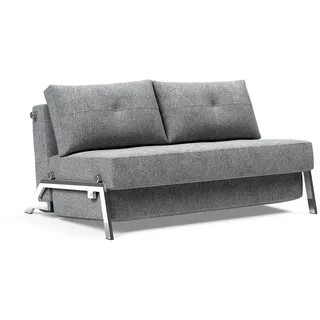 Innovation Living Schlafcouch Polyester 2-Sitzer Grau