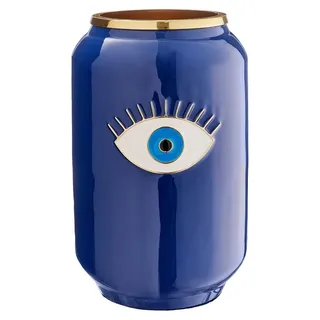 BUTLERS Vase NAYANA Auge - Blau