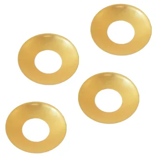 Auswahl Sorte + Menge - Kerzentülle Kerzeneinsatz Kerzenhalter Tropfenfänger aus Metall, für Baumkerzen, Puppenkerzen, Pyramidenkerzen Tafelkerzen und Teelichter - hier 4 Stück Tropfenfänger 17 mm