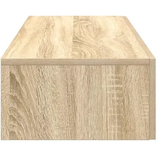 vidaXL Wandregal mit Schubladen 60 x 26,5 x 15 cm Braun