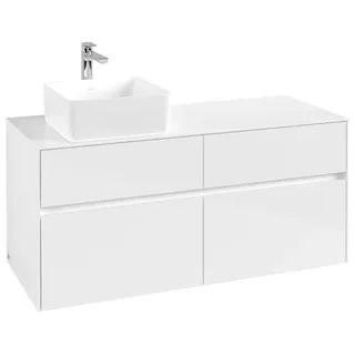 Villeroy & Boch Collaro Waschbeckenunterschrank C04200DH 160 x 55 cm Glossy White