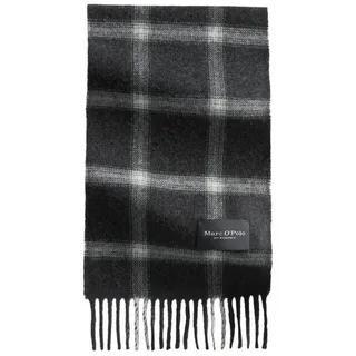 Marc O'Polo Schal MARC O'POLO "aus weicher Schurwolle", Herren, dunkelgrau, Obermaterial: 100% Wolle, kariert, Modetücher Schal