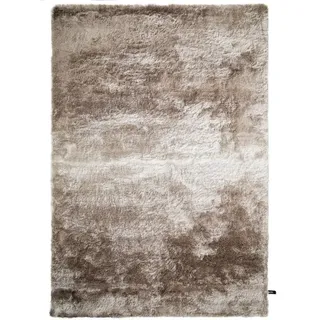 Hochflor-Teppich Whisper, benuta, rechteckig, Höhe: 31 mm, Kunstfaser, Berber, Ethno-Style, Wohnzimmer beige|braun