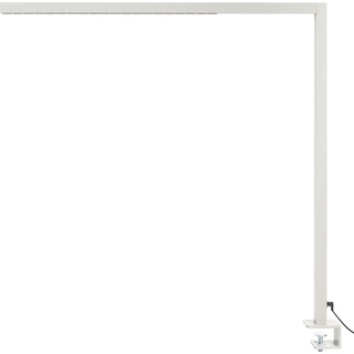 Beliani, Tischlampe, Schreibtischlampe LED Metall silber klemmbar OCTANT (10800 lm)