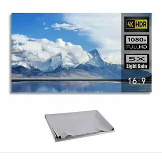 ALR Beamer Leinwandtuch hoch Kontrast Leinwand Stoff Projektor Folie high Gain