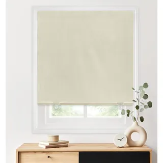 LazBlinds 100% Verdunkelungsrollos, ohne Werkzeug, ohne Bohren, schnurlose Jalousien für Fenster, wärmeisoliert, UV-Schutz, Privatsphäre, Fensterblenden für Schlafzimmer, 91,4 cm B x 183,9 cm H