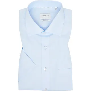 Eterna Businesshemd, Modern Fit, Kurzarm, Brusttasche, für Herren, HELLBLAU, 46