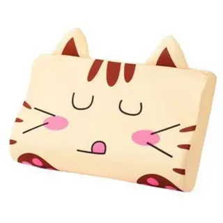 Schlummerkids Kissen Original,Kinderkissen für Besserenund Gesünderen, Calmly Ergonomisch, Kawaii Tiere Kissen, Atmungsaktiv und Hautfreundlich (M
