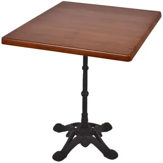 deluke Bistrotisch 70 x 66 x 70 cm Dunkelbraun
