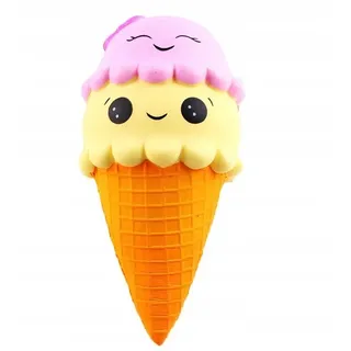 Festivalartikel Spielfigur Verschiedene Typen Antistress Squish Perfektes Geschenk für Ihr Kind!, (1-tlg) bunt Eistüte