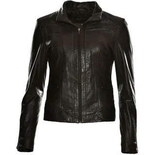 Lederjacke JCC "31020357", Damen, Gr. 44, braun, Oberstoff: 100% Lammnappa-Leder / Futter. 100% Polyester / Ärmelfutter: 100% Polyester, Jacken